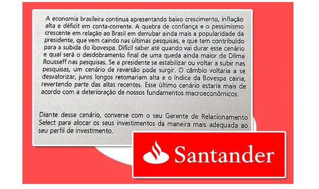 Calote: Notícia preocupante sobre o Santander é divulgada