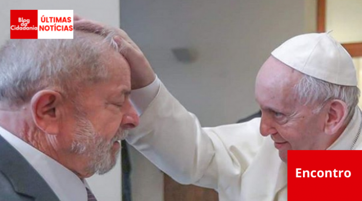 Resultado de imagem para Papa diz estar feliz por ver Lula livre