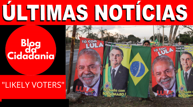 Inovação Da Quaest, “likely Voters” Dão Lula 53% E Bolsonaro 47% - Blog ...